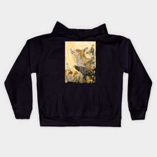 Fox and Crow Kids Hoodie